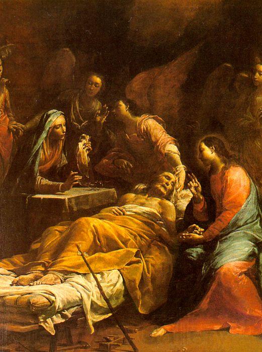 Giuseppe Maria Crespi The Death of St.Joseph Spain oil painting art